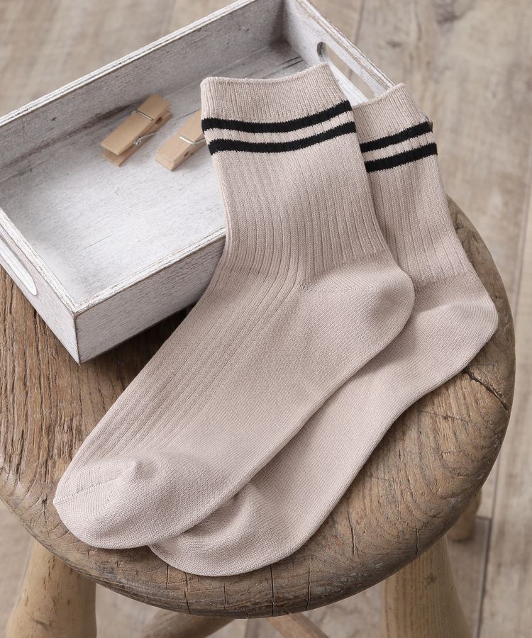 ハニーズ公式通販 ライン入りソックス ファッショングッズ Honeys Online Shop レディースファッション通販