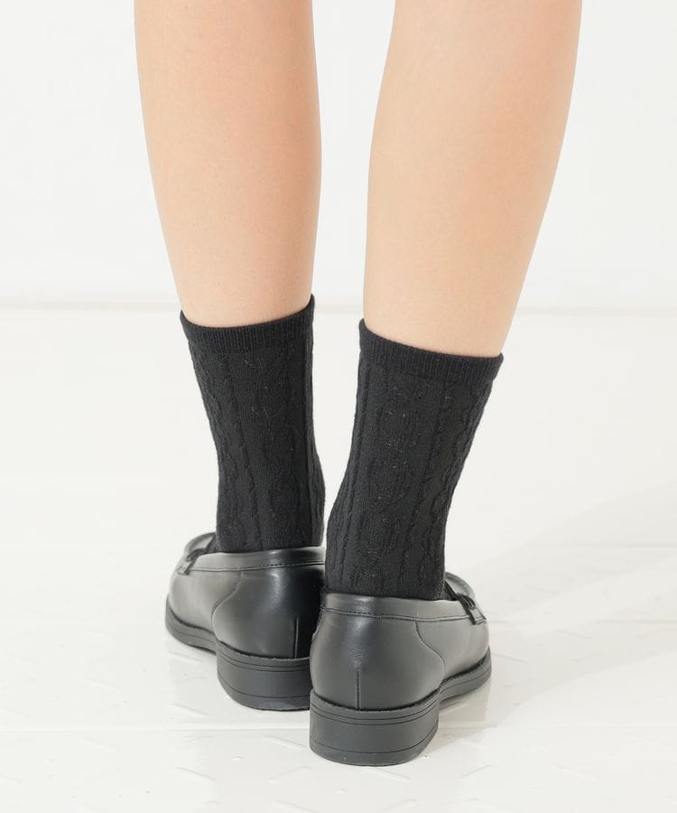 フロートケーブルクルー丈ソックス: ファッショングッズ｜ハニーズ公式通販 