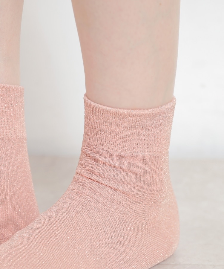 ラメショートソックス