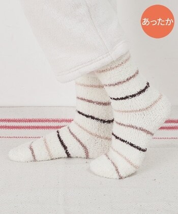 【Honeys公式 / ハニーズ】もこもこソックス レディース モカMIX プチプラ 【Honeys公式 / ハニーズ】もこもこソックス レディース モカMIX プチプラ