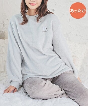 【Honeys公式 / ハニーズ】ワンポイントルームウェア(上下セット) レディース L シマエナガ プチプラ 【Honeys公式 / ハニーズ】ワンポイントルームウェア(上下セット) レディース L シマエナガ プチプラ