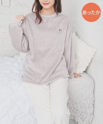 【Honeys公式 / ハニーズ】ワンポイントルームウェア(上下セット) レディース LL ネコ プチプラ 【Honeys公式 / ハニーズ】ワンポイントルームウェア(上下セット) レディース LL ネコ プチプラ