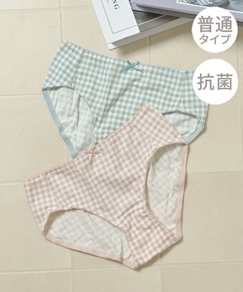 【Honeys公式 / ハニーズ】スタンダードショーツ(2枚組) レディース S ピンク×ミント プチプラ