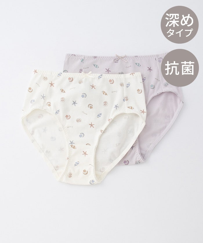ゆったり抜群のはき心地【デザイン】お腹とお尻を包み込むゆったりタイプ。アニマル柄や花柄など、大人可愛い総柄のバリエーション。【素材・機能】肌あたりの良い綿混素材。気になる菌やにおいにも安心の『抗菌防臭