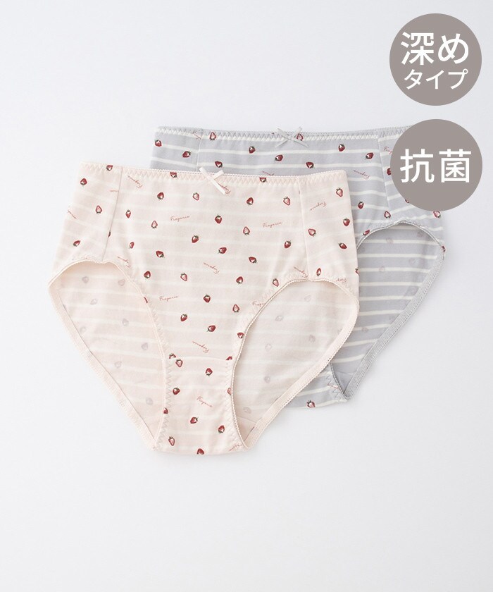 ゆったり抜群のはき心地【デザイン】お腹とお尻を包み込むゆったりタイプ。アニマル柄や花柄など、大人可愛い総柄のバリエーション。【素材・機能】肌あたりの良い綿混素材。気になる菌やにおいにも安心の『抗菌防臭