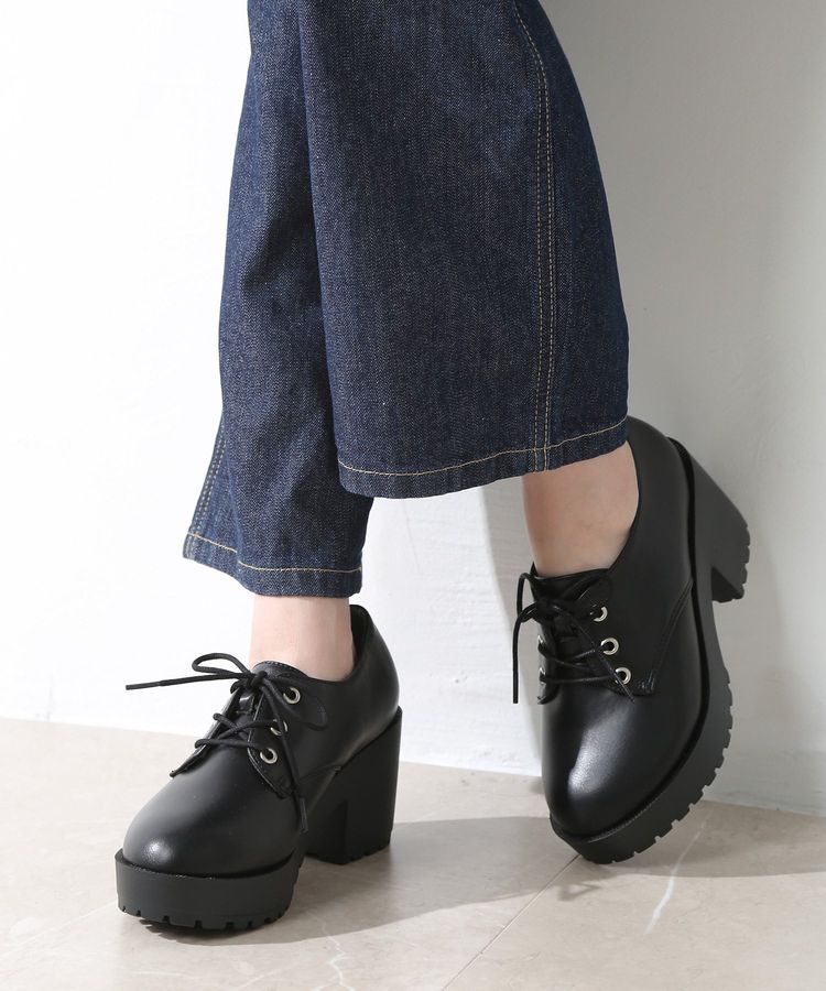 ハニーズ公式通販】厚底マニッシュシューズ: シューズ－Honeys Online Shop－レディースファッション通販