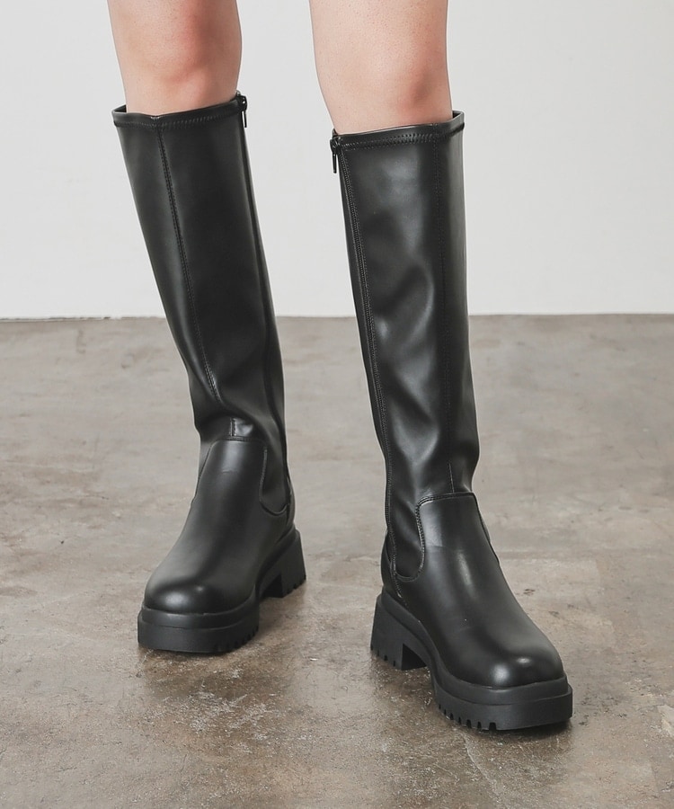 厚底ロングブーツ: シューズ｜ハニーズ公式通販