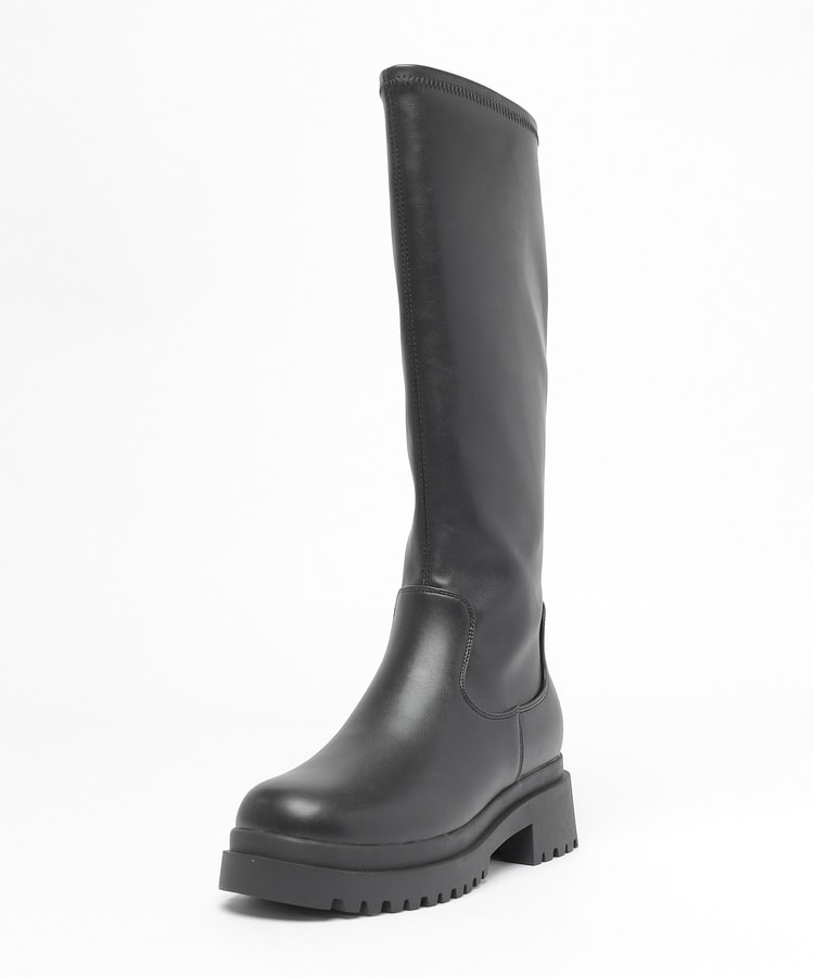 バニーブーツ　厚底　レインブーツ 厚底ストレッチブーツ: シューズ｜ハニーズ公式通販