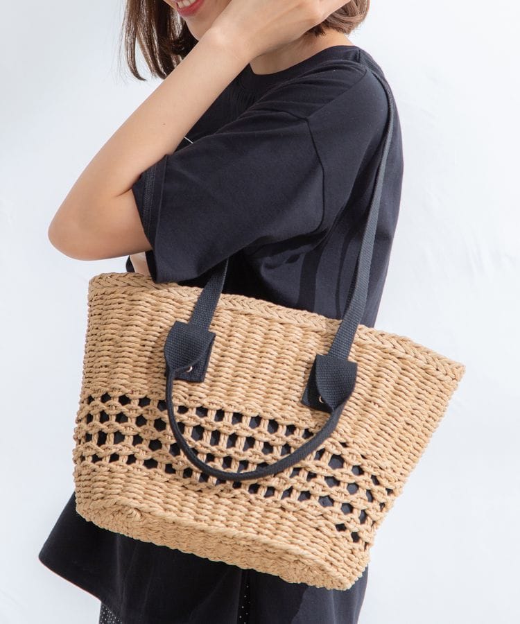 ハニーズ公式通販 雑材２ｗａｙトートｂａｇ バッグ Honeys Online Shop レディースファッション通販