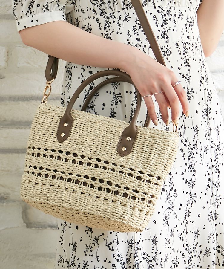 ハニーズ公式通販】雑材ハンドＢａｇ: バッグ－Honeys Online Shop