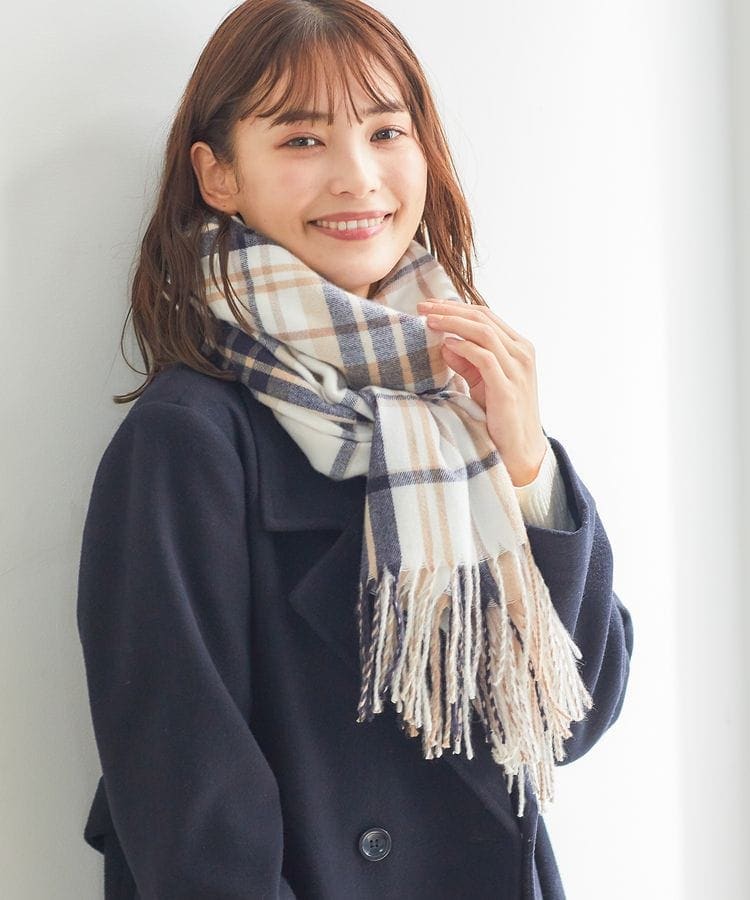 ハニーズ公式通販 ｅｃｏストール チェック ファッショングッズ Honeys Online Shop レディースファッション通販