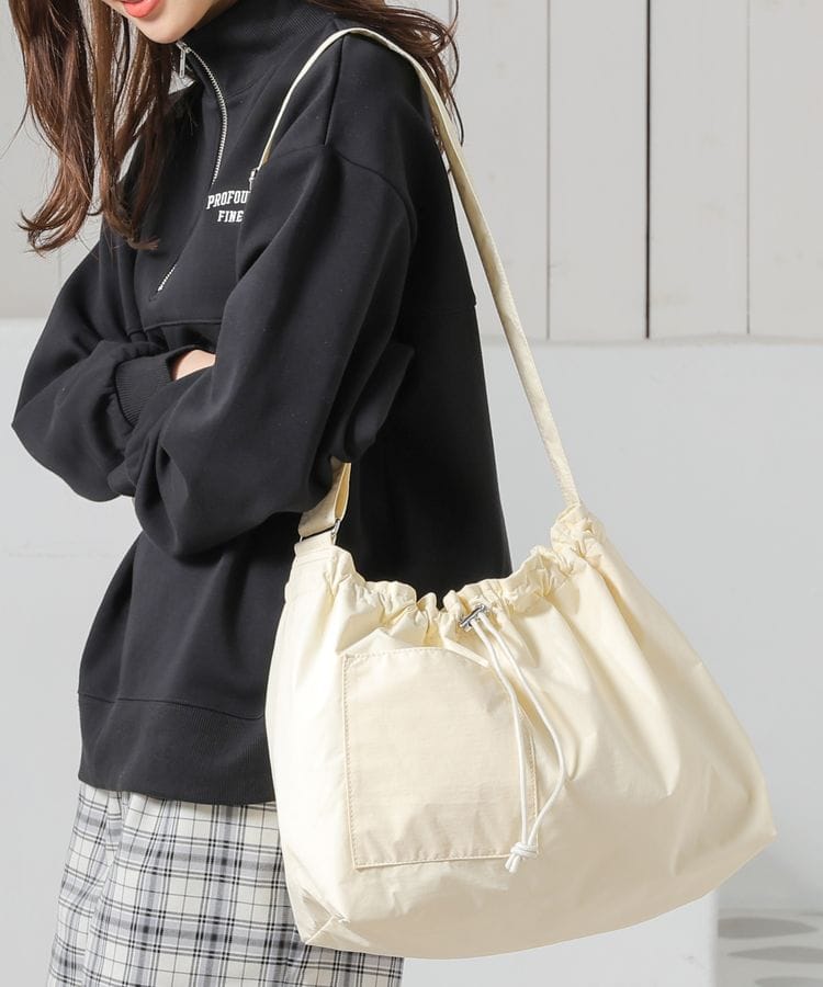 ハニーズ公式通販】ドロストショルダーバッグ: バッグ-Honeys Online