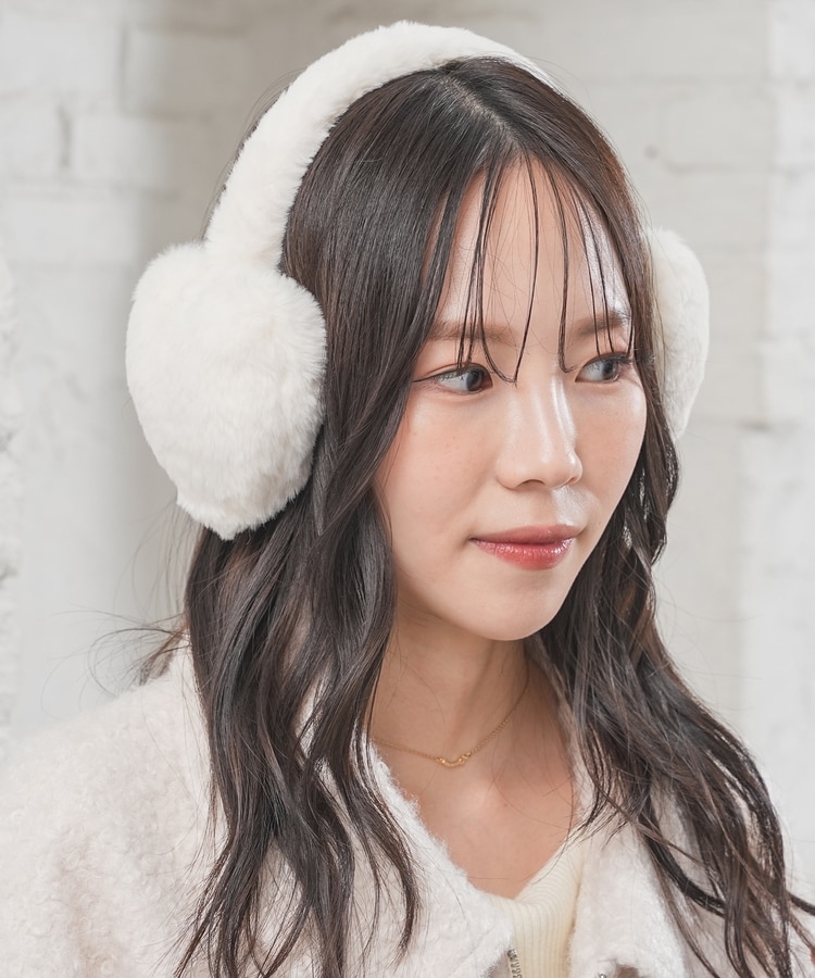 ハート型イヤーマフラー: ファッショングッズ｜ハニーズ公式通販