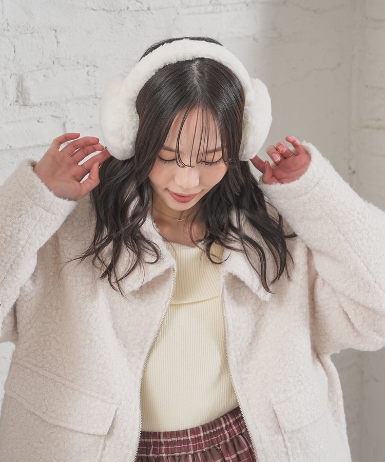 ハート型イヤーマフラー: ファッショングッズ｜ハニーズ公式通販