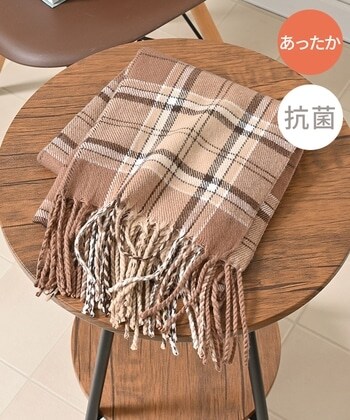 【Honeys公式 / ハニーズ】チェック柄マフラー レディース ベージュチェック プチプラ 【Honeys公式 / ハニーズ】チェック柄マフラー レディース ベージュチェック プチプラ