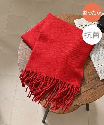 【Honeys公式 / ハニーズ】無地マフラー レディース レッド プチプラ