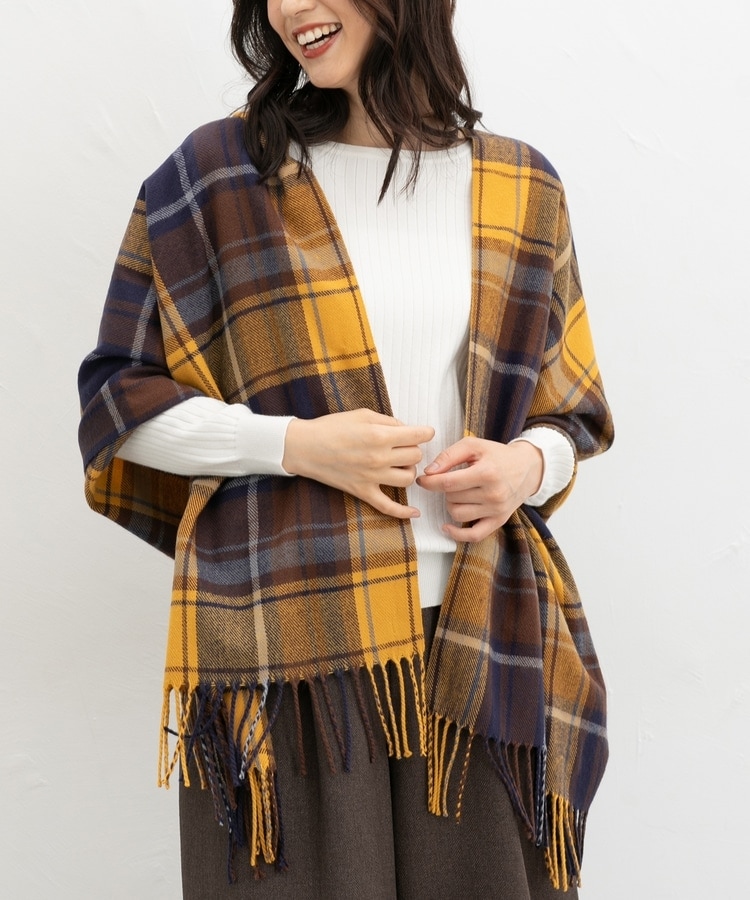 チェック柄ストール: ファッショングッズ｜ハニーズ公式通販