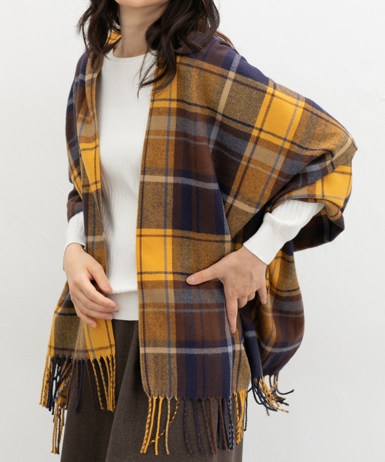 チェック柄ストール: ファッショングッズ｜ハニーズ公式通販