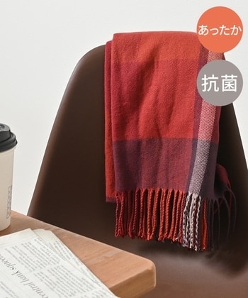 【Honeys公式 / ハニーズ】チェック柄ストール レディース アカチェック プチプラ