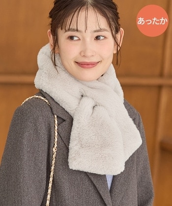 【Honeys公式 / ハニーズ】エコファーティペット レディース グレージュ プチプラ 【Honeys公式 / ハニーズ】エコファーティペット レディース グレージュ プチプラ