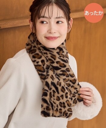 【Honeys公式 / ハニーズ】エコファーティペット レディース ヒョウ柄 プチプラ 【Honeys公式 / ハニーズ】エコファーティペット レディース ヒョウ柄 プチプラ