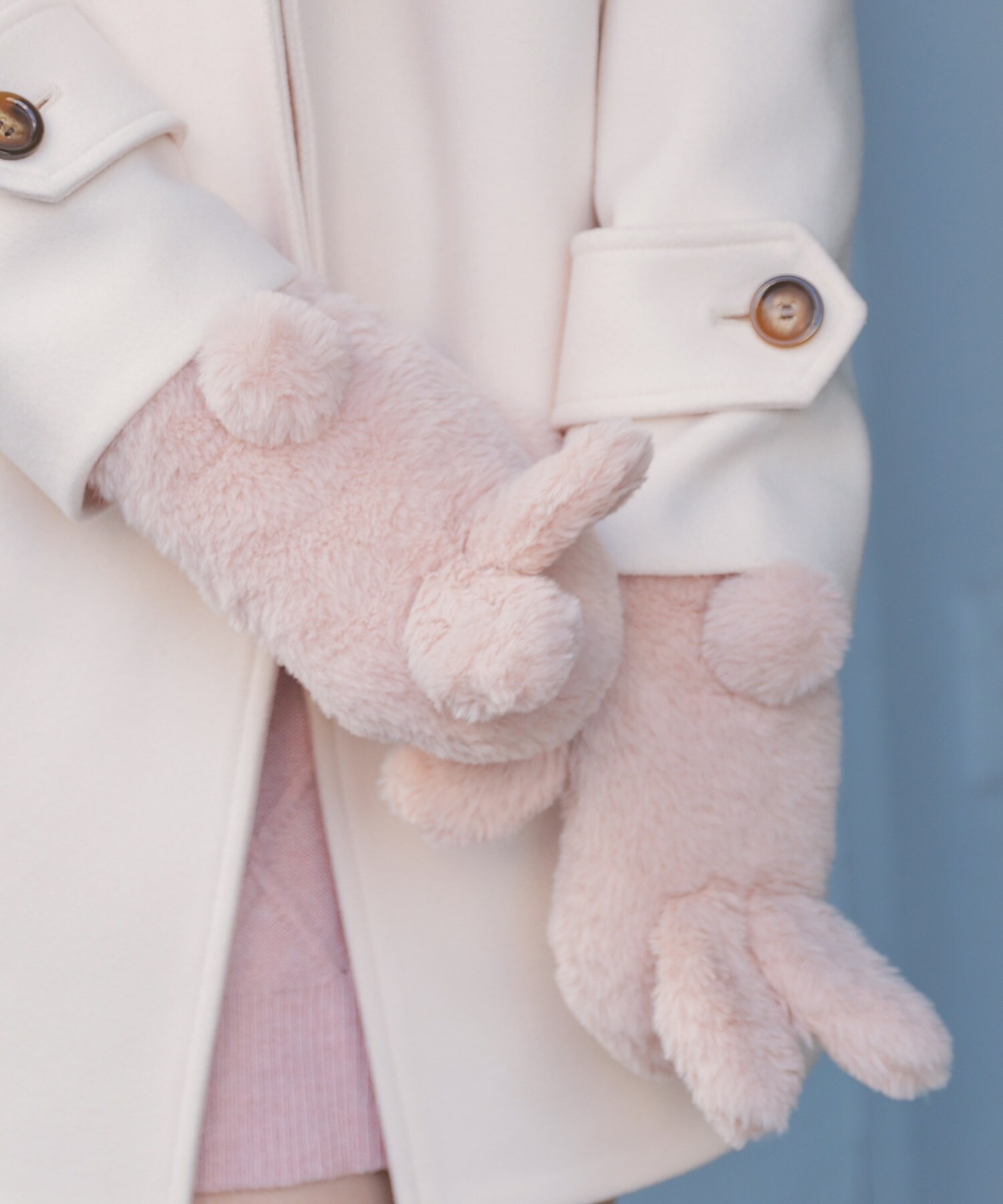 動物柄 必須 ピンク 手袋 3Sサイズ 