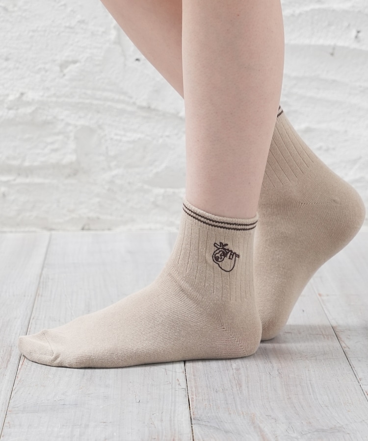 ライン入りワンポイントソックス: ファッショングッズ｜ハニーズ公式通販