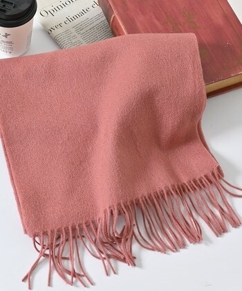 【Honeys公式 / ハニーズ】ウールマフラー レディース ピンク プチプラ