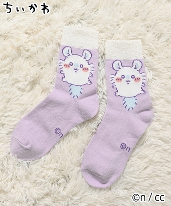 【Honeys公式 / ハニーズ】ちいかわ/なめらかクルー丈ソックス レディース モモンガ プチプラ 【Honeys公式 / ハニーズ】ちいかわ/なめらかクルー丈ソックス レディース モモンガ プチプラ