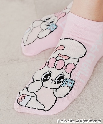 【Honeys公式 / ハニーズ】エスターバニー/ソックス レディース ハングル プチプラ 【Honeys公式 / ハニーズ】エスターバニー/ソックス レディース ハングル プチプラ