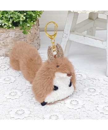 ハニーキュート　ぬいぐるみ ____foxy____ のバニーのぬいぐるみキーチェーン🐰 トートバッグや鍵や