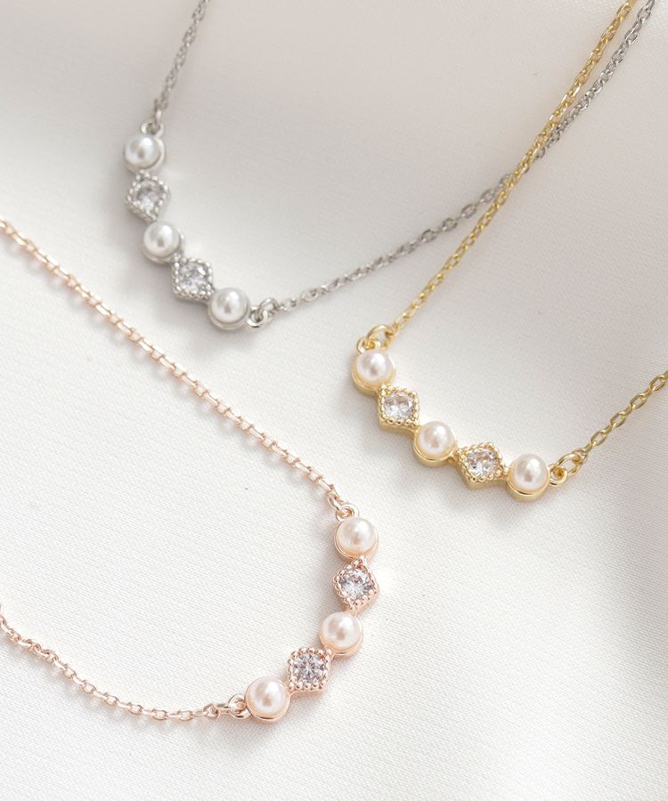 ハニーズ公式通販 ネックレス パール入り ファッショングッズ Honeys Online Shop レディースファッション通販