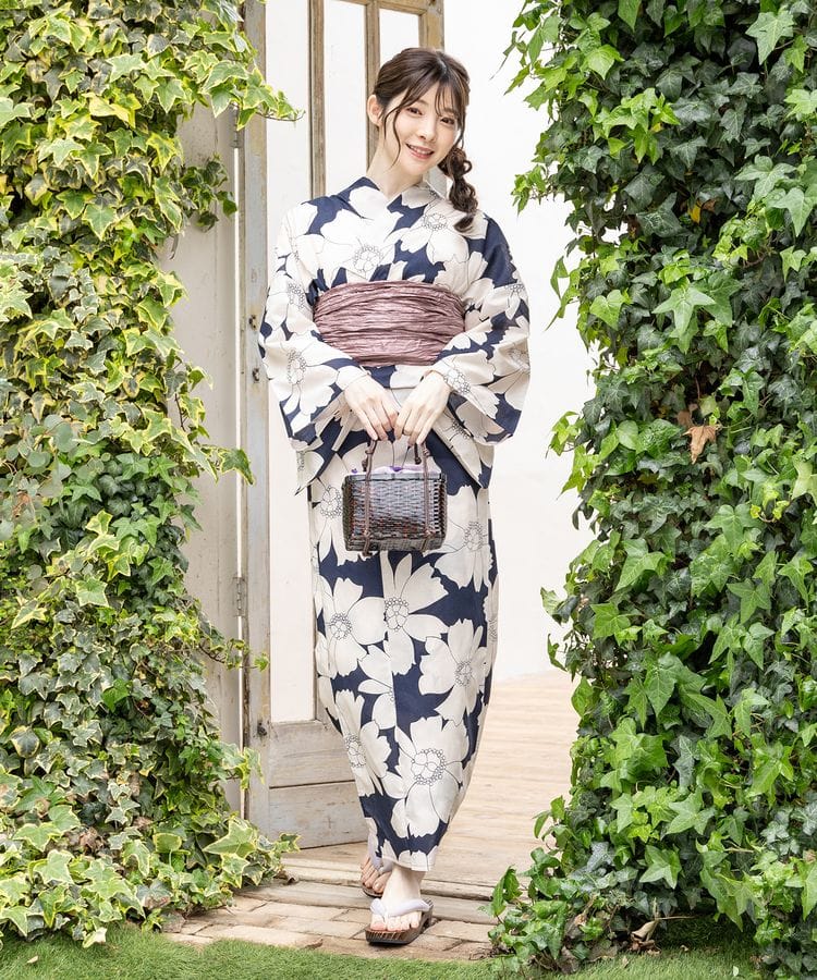 浴衣 コン×花