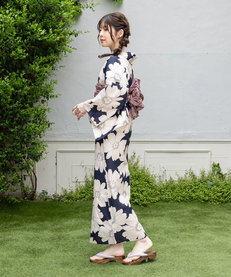 浴衣 コン×花