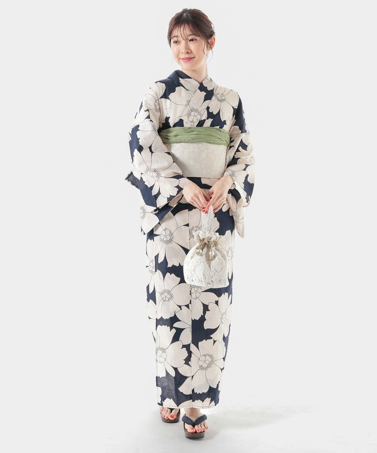 浴衣 コン×花
