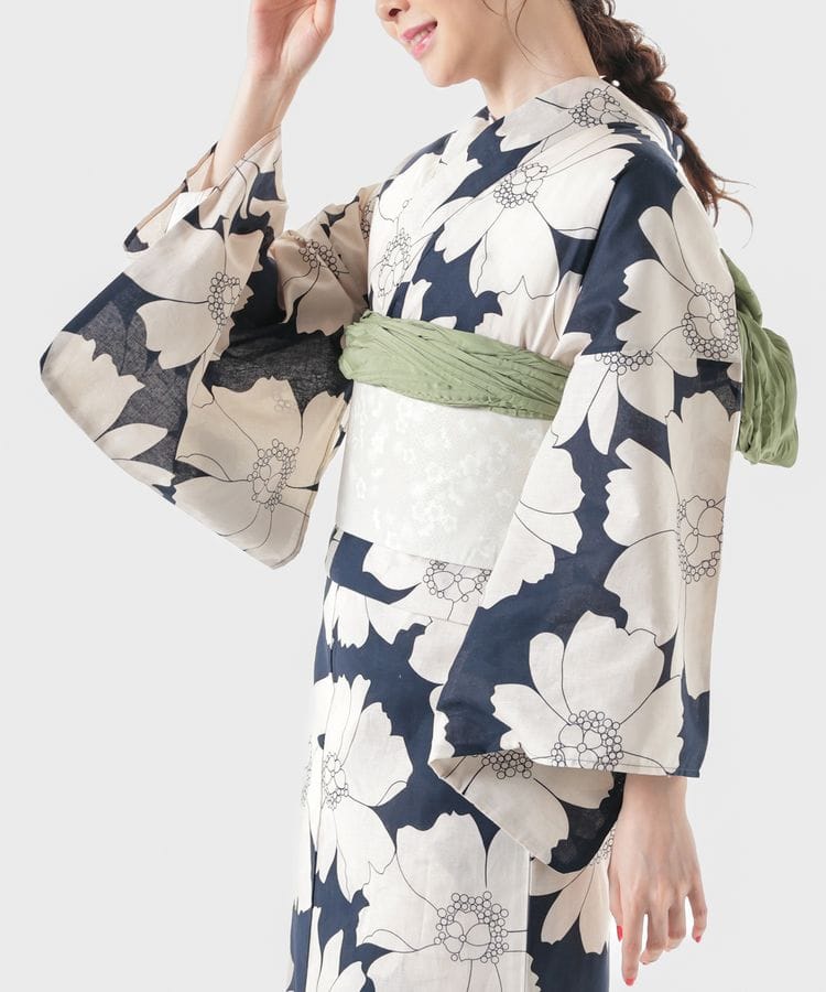 浴衣 コン×花