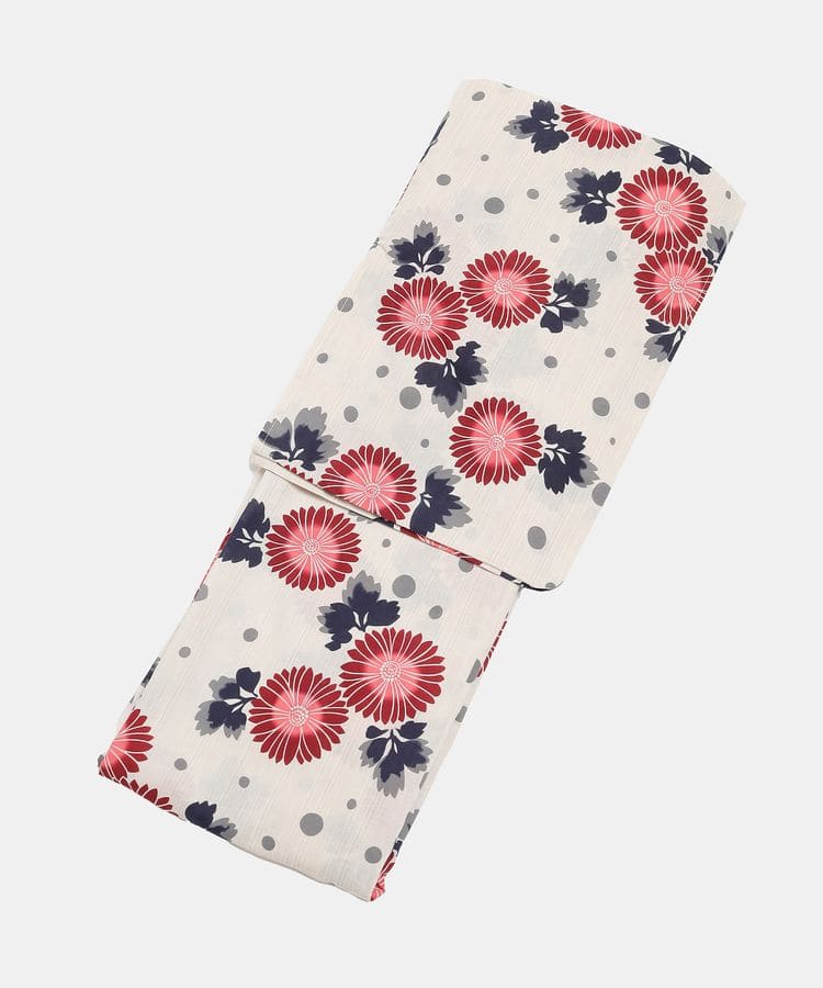 浴衣 オフ×アカ