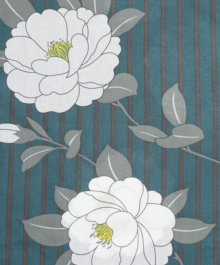 浴衣 ブルーストライプ