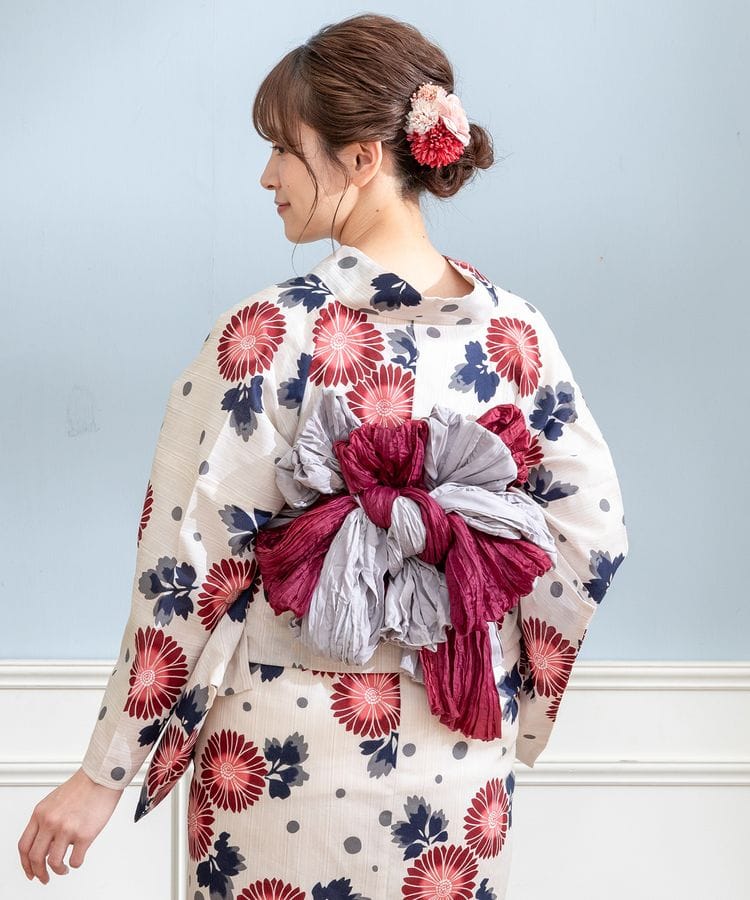 兵児帯 ボルドー