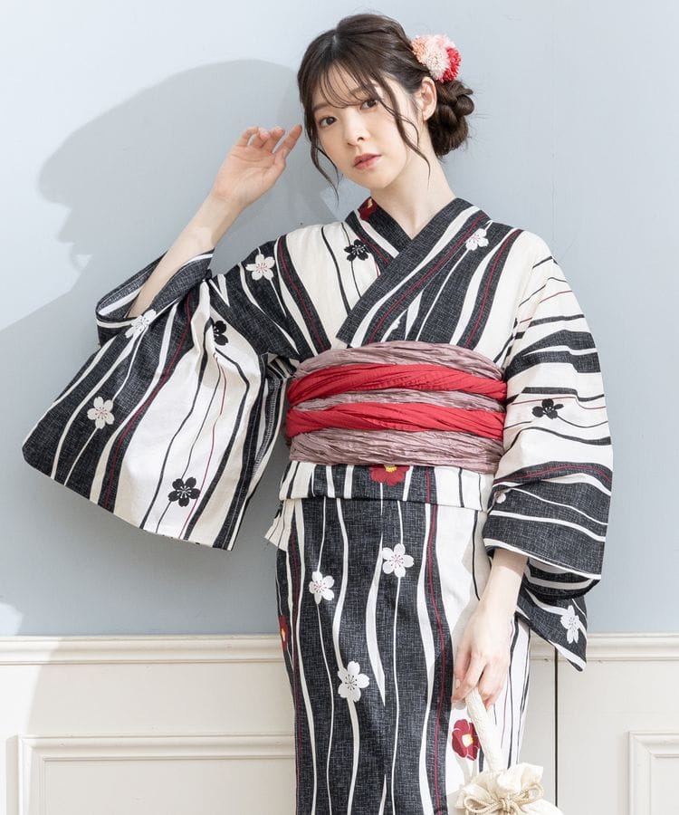 兵児帯 ローズピンク