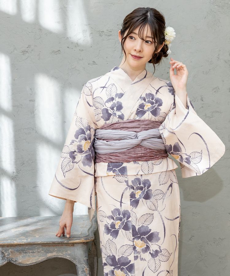 兵児帯 ローズピンク