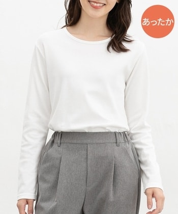 【Honeys公式 / ハニーズ】あったか綿クルーネックT レディース L オフ プチプラ 【Honeys公式 / ハニーズ】あったか綿クルーネックT レディース L オフ プチプラ