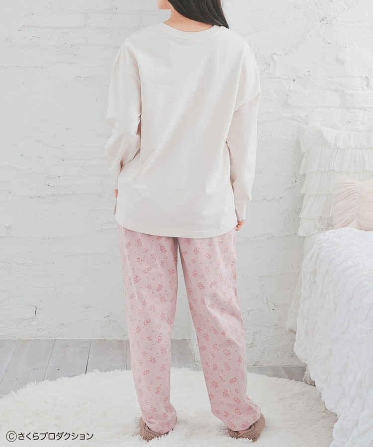 ぱぴこ　ルームウェアセット　2点 セットアップルームウェア ショートパンツ+トップス上下2点