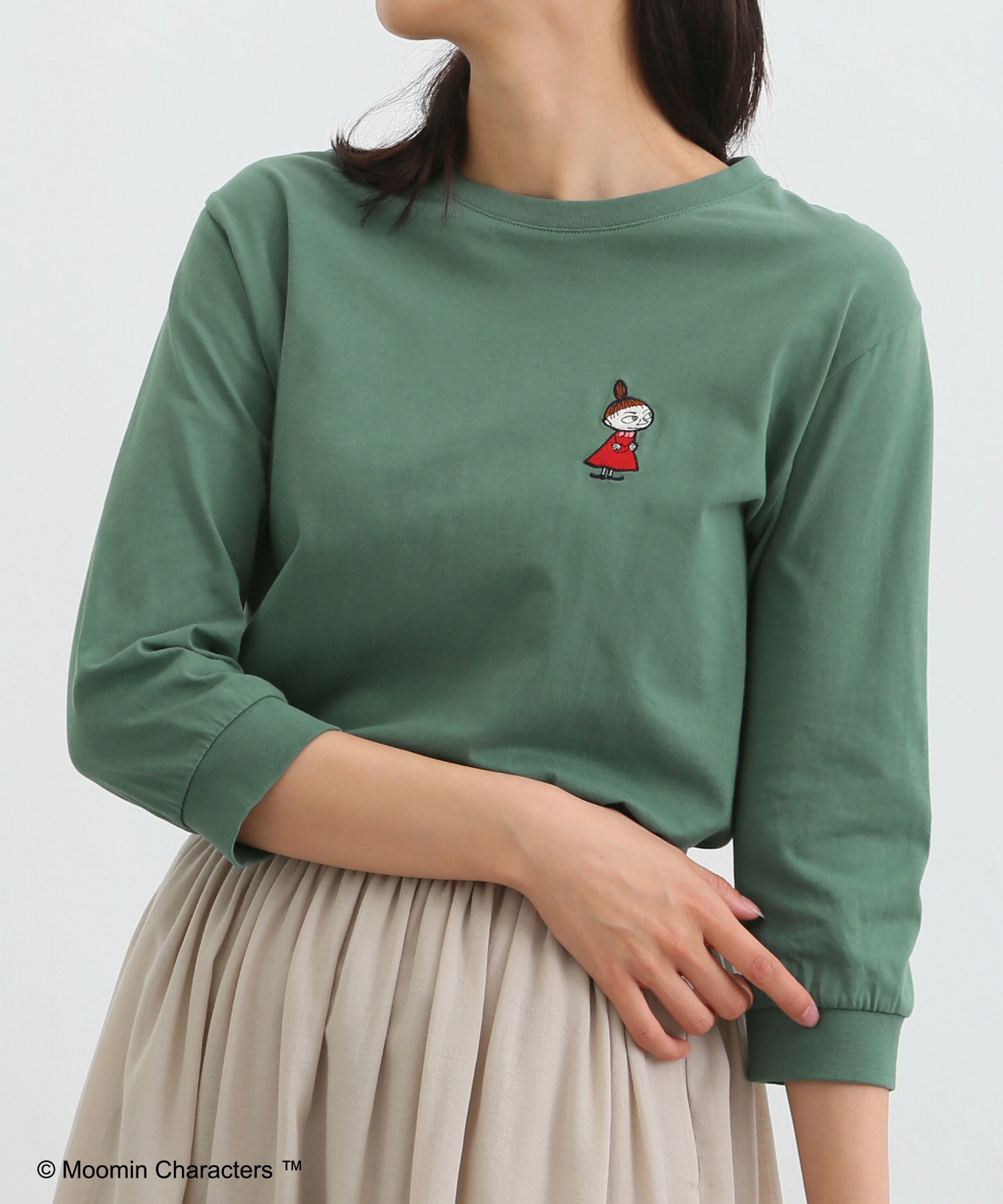 絶対一番安い tシャツ Tシャツ ムーミン 7分袖Tシャツ thebabysense.ca
