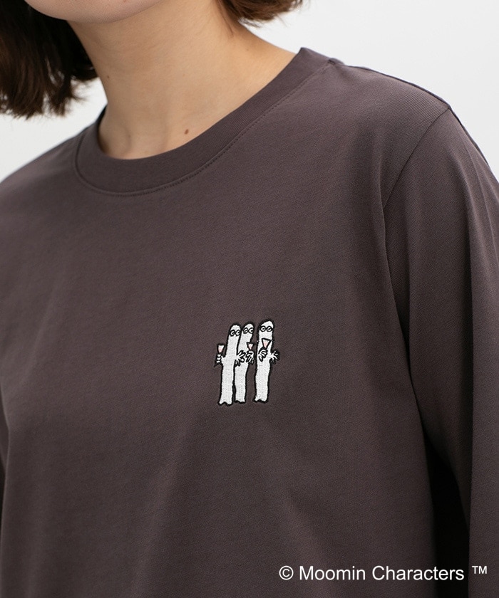 【Honeys公式 / ハニーズ】ムーミン/長袖Tシャツ レディース LL スミクロ プチプラ