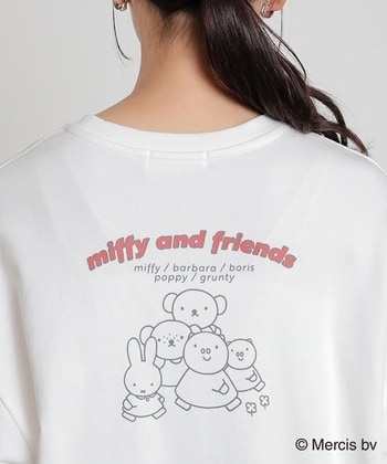 【Honeys公式 / ハニーズ】ミッフィー/ゆるトップス レディース LL アイボリー プチプラ 【Honeys公式 / ハニーズ】ミッフィー/ゆるトップス レディース LL アイボリー プチプラ