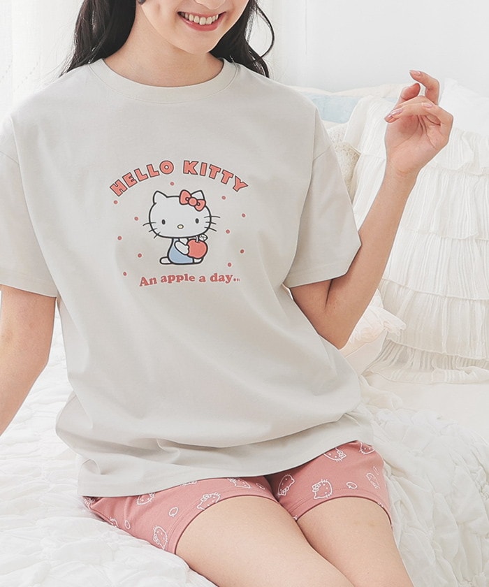 【Honeys公式 / ハニーズ】サンリオキャラクターズ/ルームウェア(上下セット) レディース M ハローキティ プチプラ 【Honeys公式 / ハニーズ】サンリオキャラクターズ/ルームウェア(上下セット) レディース M ハローキティ プチプラ