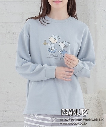 【Honeys公式 / ハニーズ】スヌーピー/ルームウェア(上下セット) レディース M サックス×グレー プチプラ 【Honeys公式 / ハニーズ】スヌーピー/ルームウェア(上下セット) レディース M サックス×グレー プチプラ