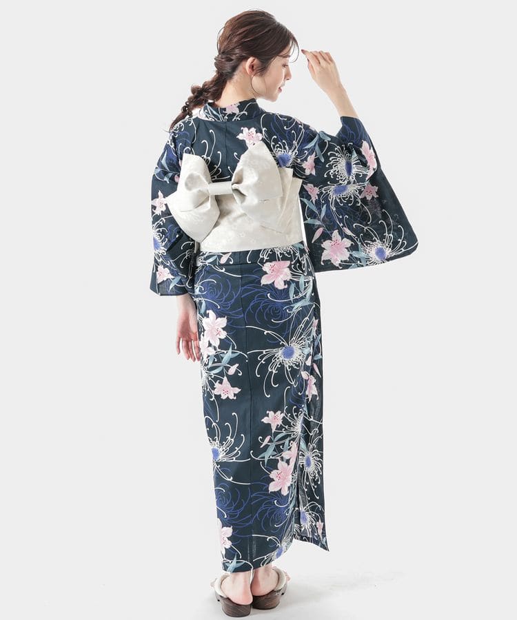 浴衣 コン×花