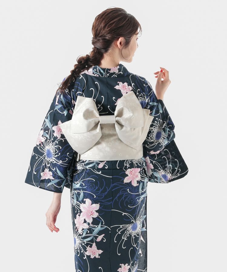 浴衣 コン×花